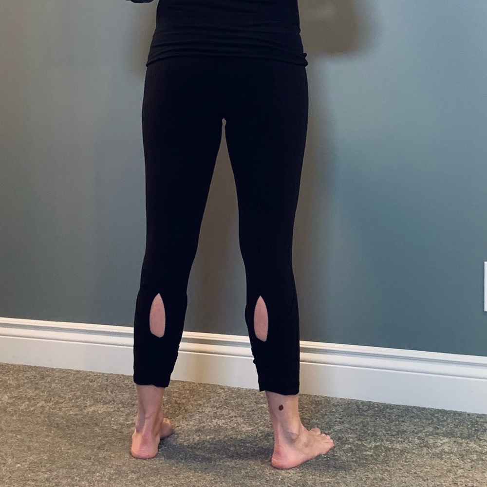 Lululemon fold waist with ankle detail